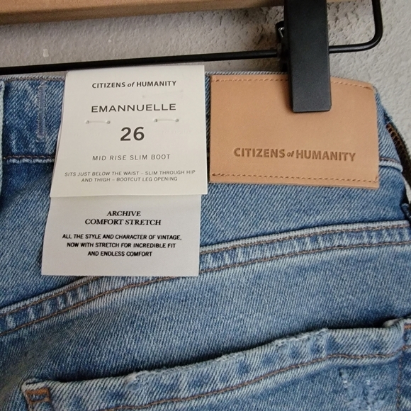 Citizens of Humanity Emannuelle Low Rise Boot Jeans in Meadow size 26 NWT - Picture 9 of 11